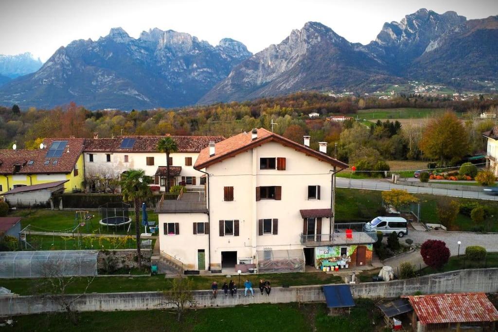 Double Bedroom, Kitchen, Bathroom In Organic Farm Belluno Exterior foto